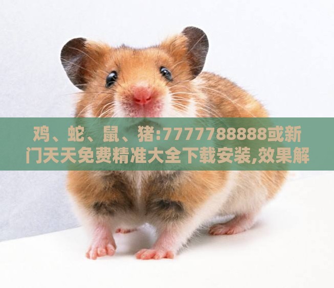 鸡、蛇、鼠、猪:7777788888或新门天天免费精准大全下载安装,效果解读、专家解析解释与落实-防范不实诱导风险